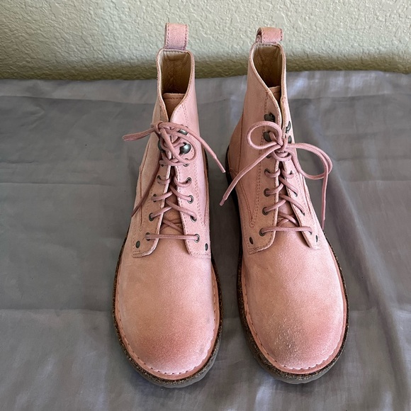 Birkenstock Shoes | Birkenstock Bryson Pink Suede Lace Up Boots EU 41 | Color: Pink | Size: 10 | Closetsecret715's Closet